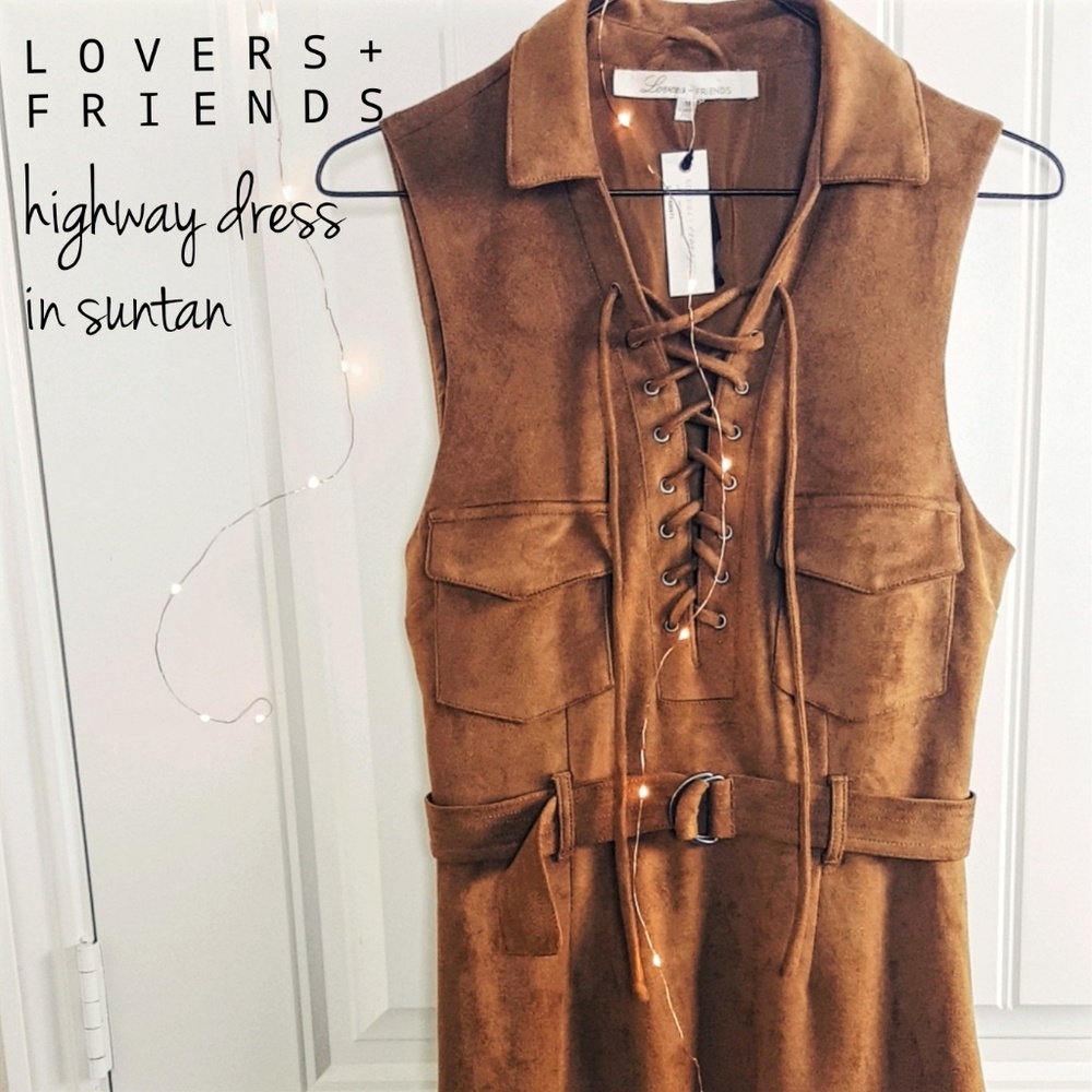 Lovers + Friends Highway Dress in Suntan